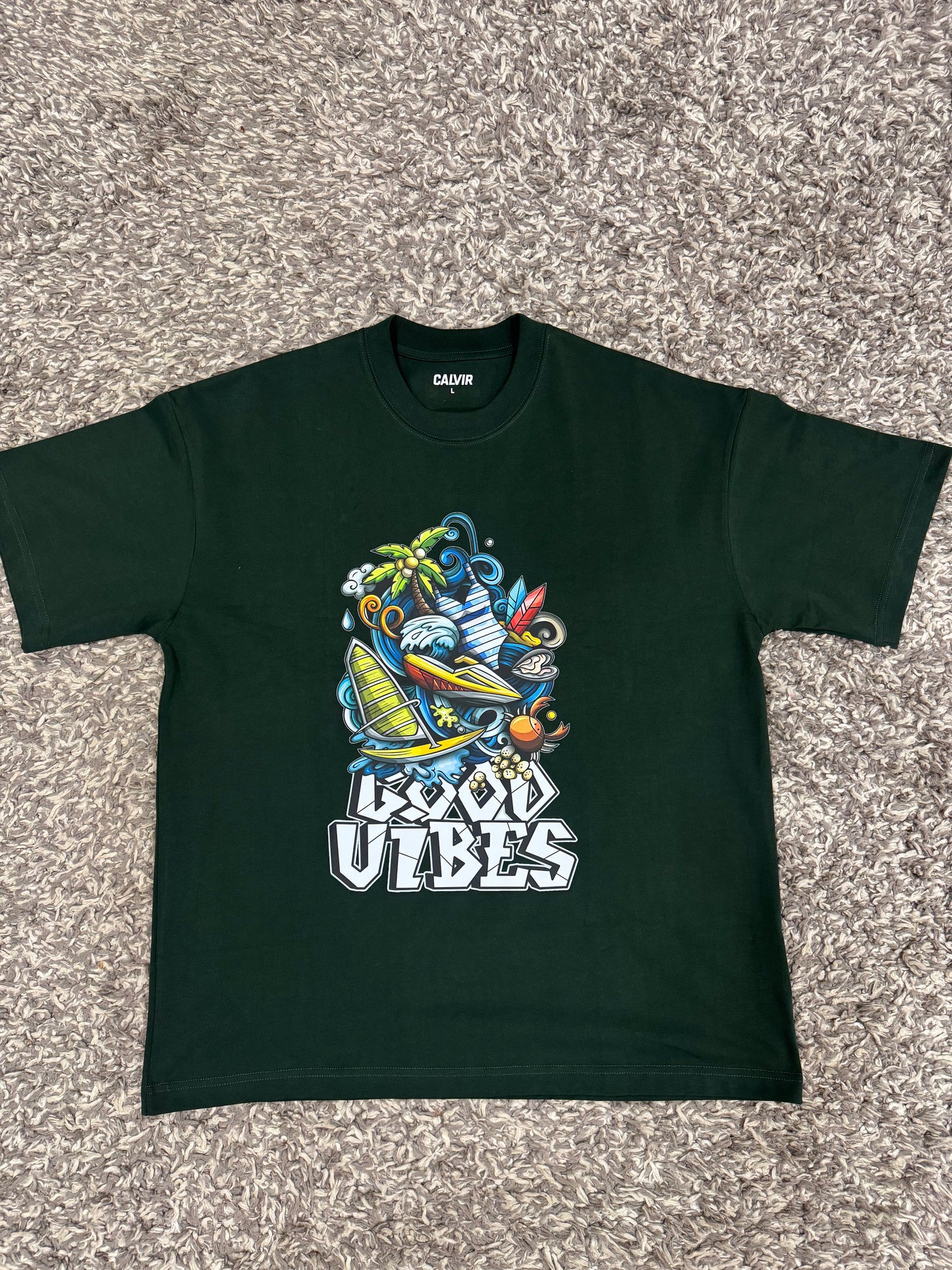 "Good Vibes" Oversized T-Shirt